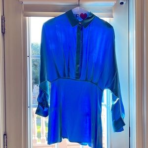 Zara Blue Shirt dress